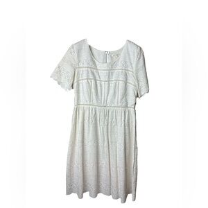 FRANCESCAS WHITE CUT OUT DRESS